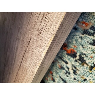 Industrial Grey Driftwood Open Coffee Table - 47.25" x 23.50" x 19.25"