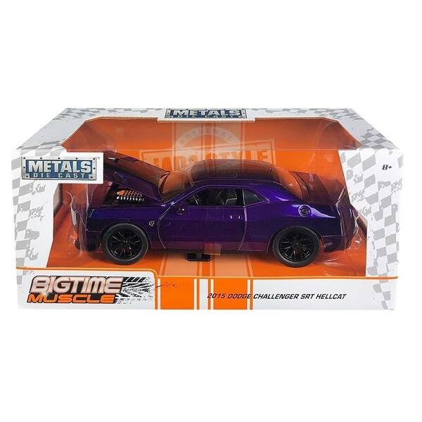Shop 2015 Dodge Challenger Srt Hellcat Purple With Black Stripes