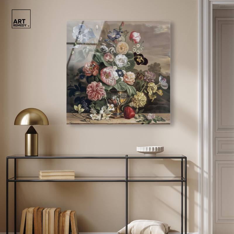 Classical Dream Vase II Acrylic by Art Remedy, Ready to Hang