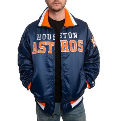 STARTER Mens Houston Astros Jacket,, Blue, Medium