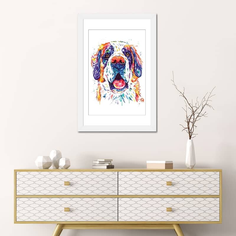 iCanvas "St. Bernard" by Lisa Whitehouse