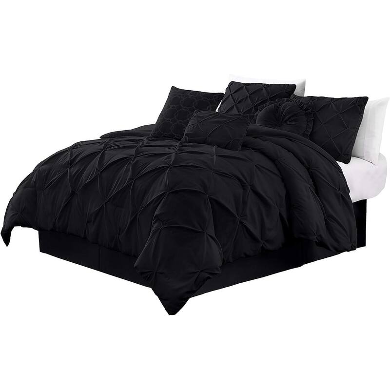 Set of 7 Pintuck Comforter Bedding Bed Bath & Beyond 39861836