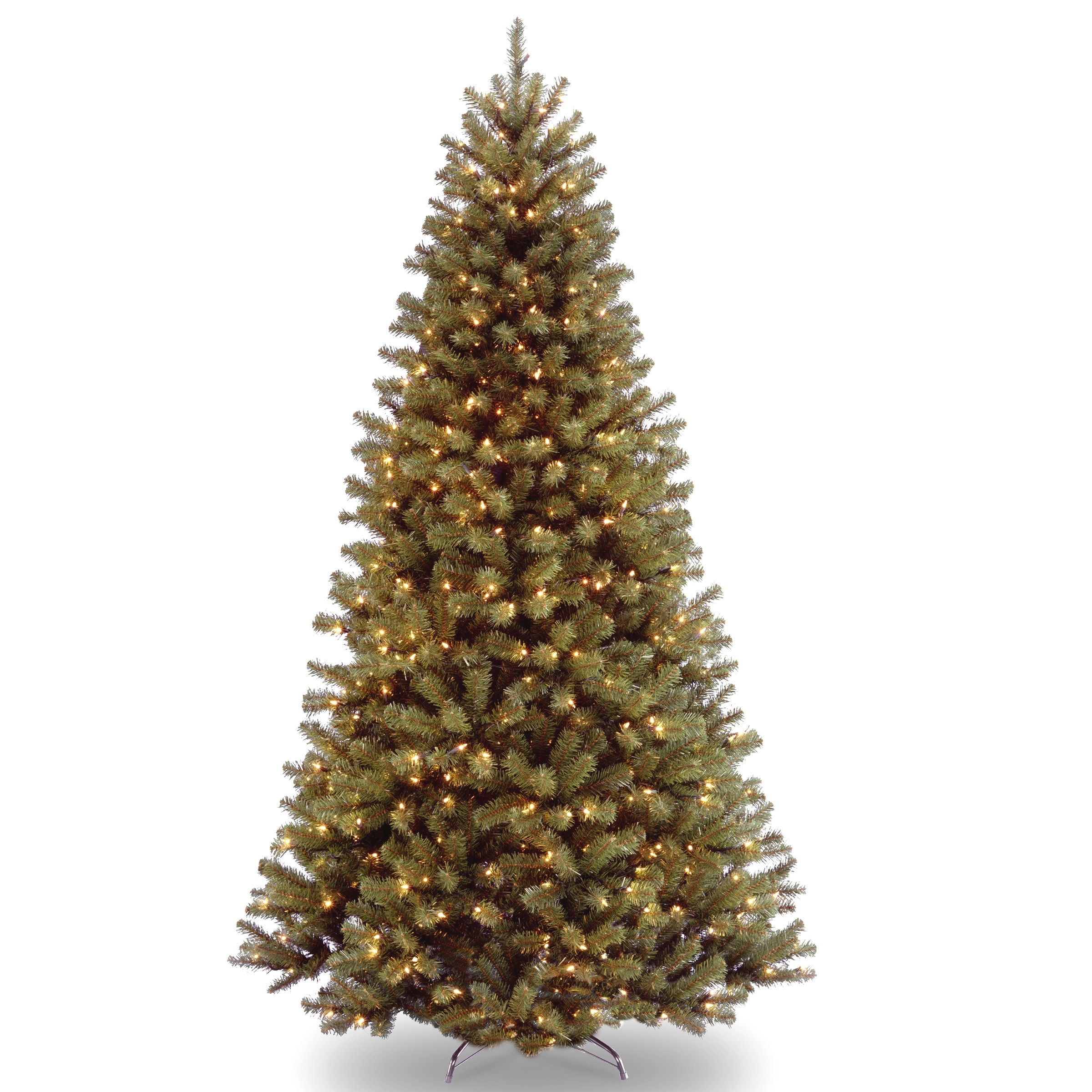 National Tree Company 6 ft. North Valley Artificial Spruce Tree with Clear Lights - 6 Foot
