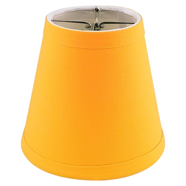 Royal Designs Empire Flame Clip On Chandelier Lamp Shade Yellow On Sale Overstock 15052870