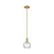 Option Clear Water Glass / Brushed Brass