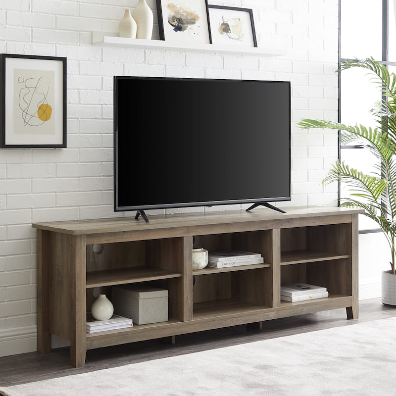 Middlebrook Designs 70-inch Wooden TV Stand with Open Storage