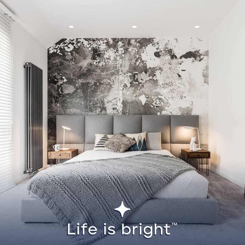 LUXRITE 4 Inch Square Canless Spotlight LED Recessed Light 5CCT Dimmable 650/800/1066 Lumens CRI 90, 8W/10W/13W ETL