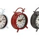 preview thumbnail 5 of 8, Iron Vintage Clock No Theme (Set of 3) - 6 x 3 x 8Round