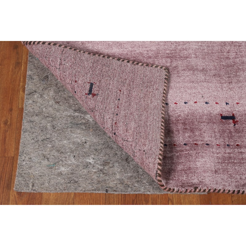 Little Animals Gabbeh Indian Rug Hand-Knotted Wool Carpet - 3'11" x 5'9"