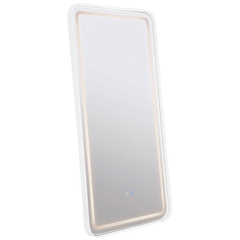 Glendora 32 X 71 Inch Led Standing Mirror Bt Speakers