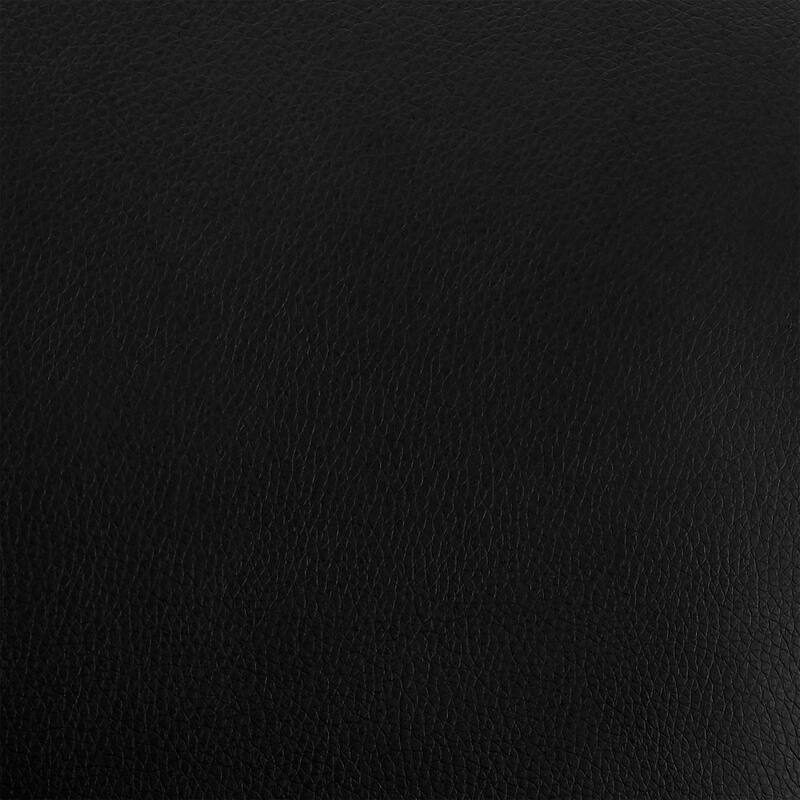 Brigden Faux Leather Upholstered Bar or Counter Swivel Stool - Black matte powder coating
