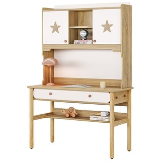 Industrial Kids Desk Study Writing Table with Storage for Children