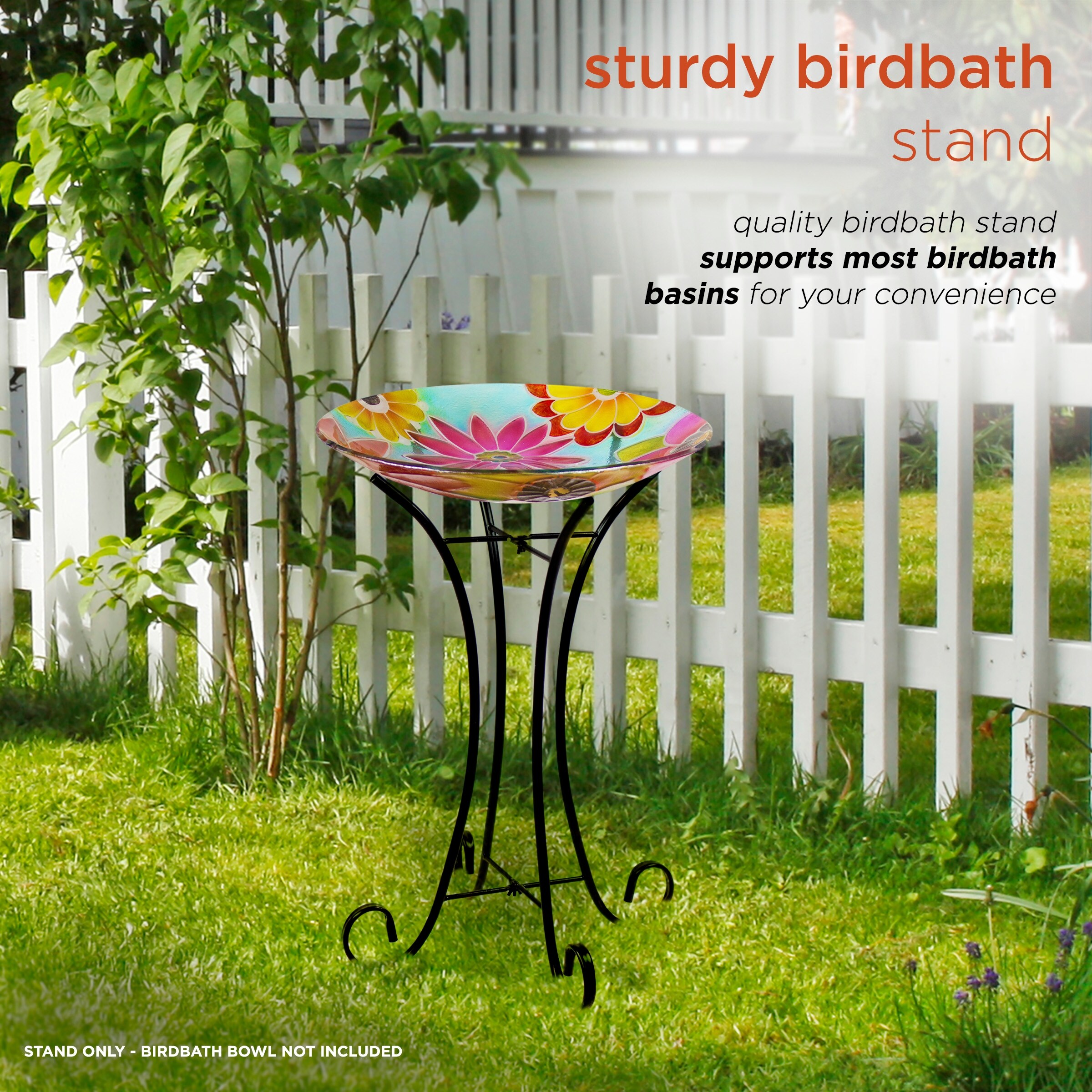 10 Inch Large Glass Bird Feeder for Garden Yard Patio Decor Hanging Bird Bath Bowl for Outdoors 10 Inch Large Glass Bird Feeder for Garden Yard Patio Decor Hanging Bird Bath Bowl for Outdoors