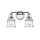preview thumbnail 1 of 1, Millennium Lighting 2 Light 15" Wide Bathroom Vanity Light Chrome