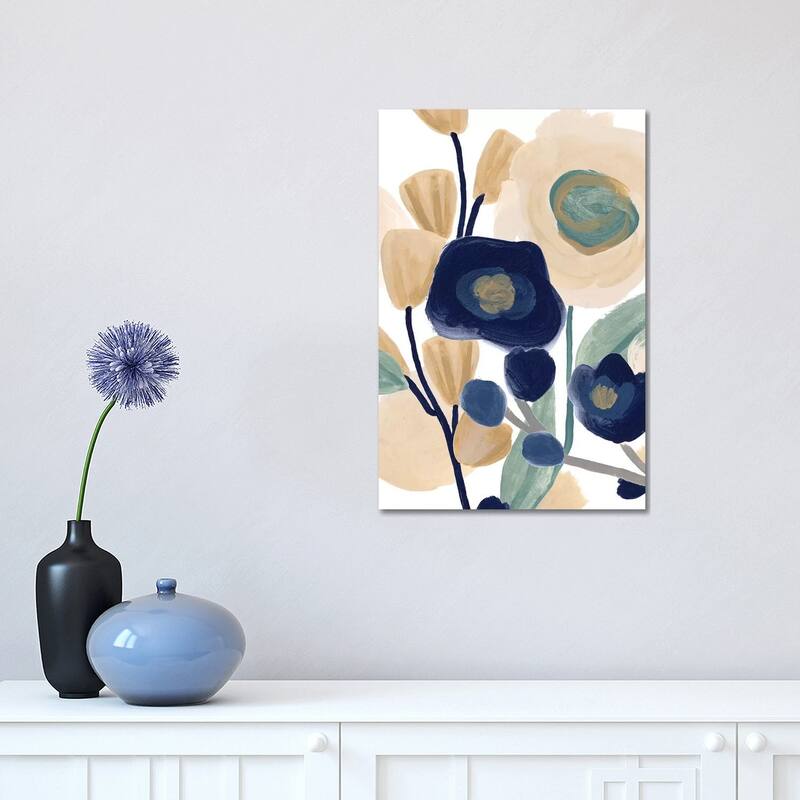 iCanvas "Blue Poppy Cascade I" by June Erica Vess Canvas Print - 18x12x1.5
