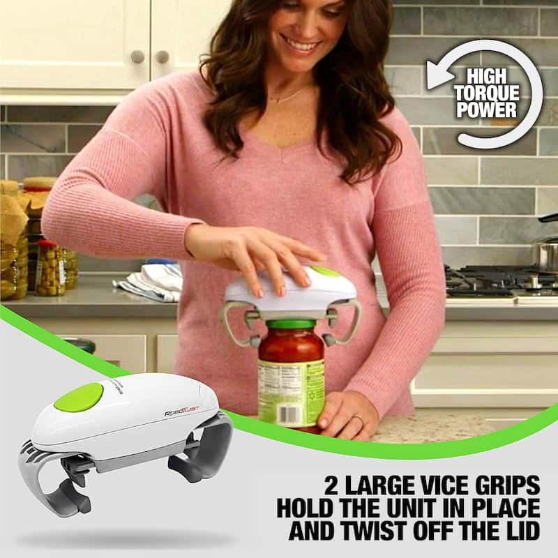 Robo Twist Electric Jar Opener Automatic Hands-Free Kitchen Gadget