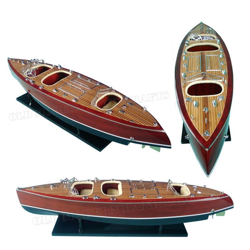 Typhoon Painted Speedboat Model