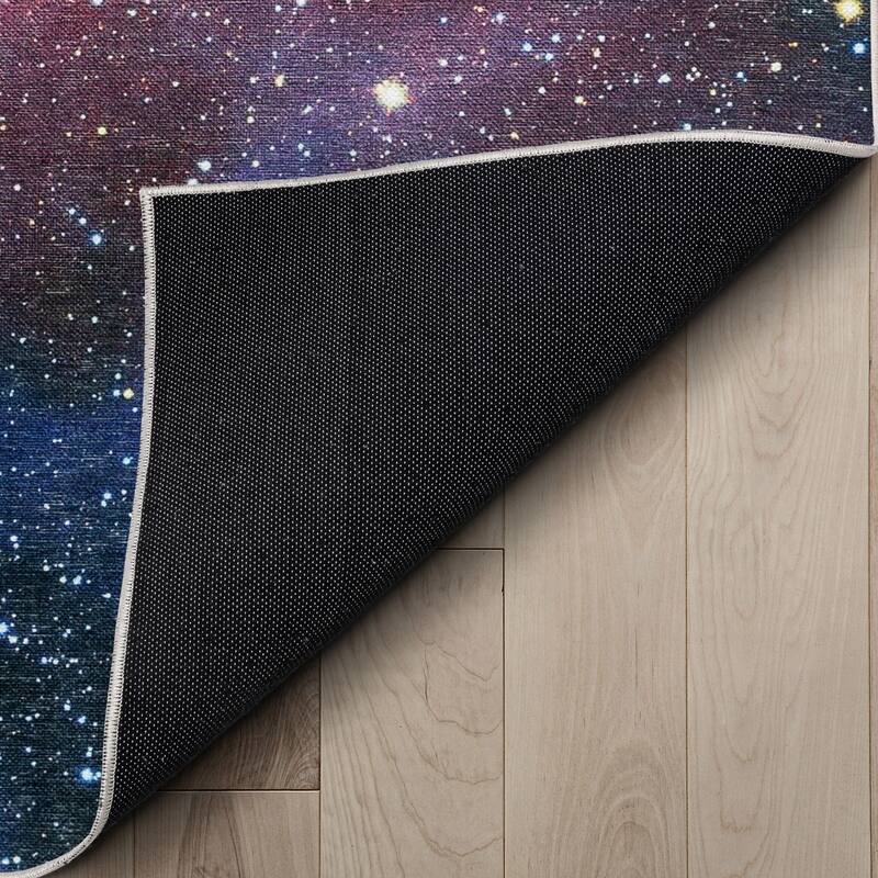Well Woven Celestial Space Modern Abstract Kids Rug