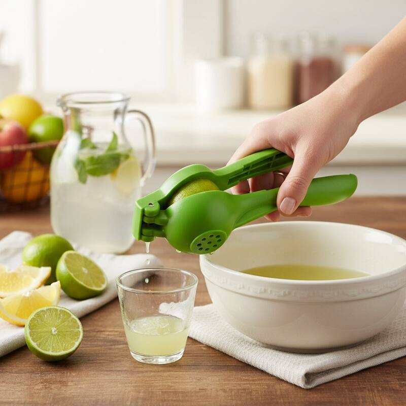 Chef Craft Plastic Lime / Lemon Squeezer, Green