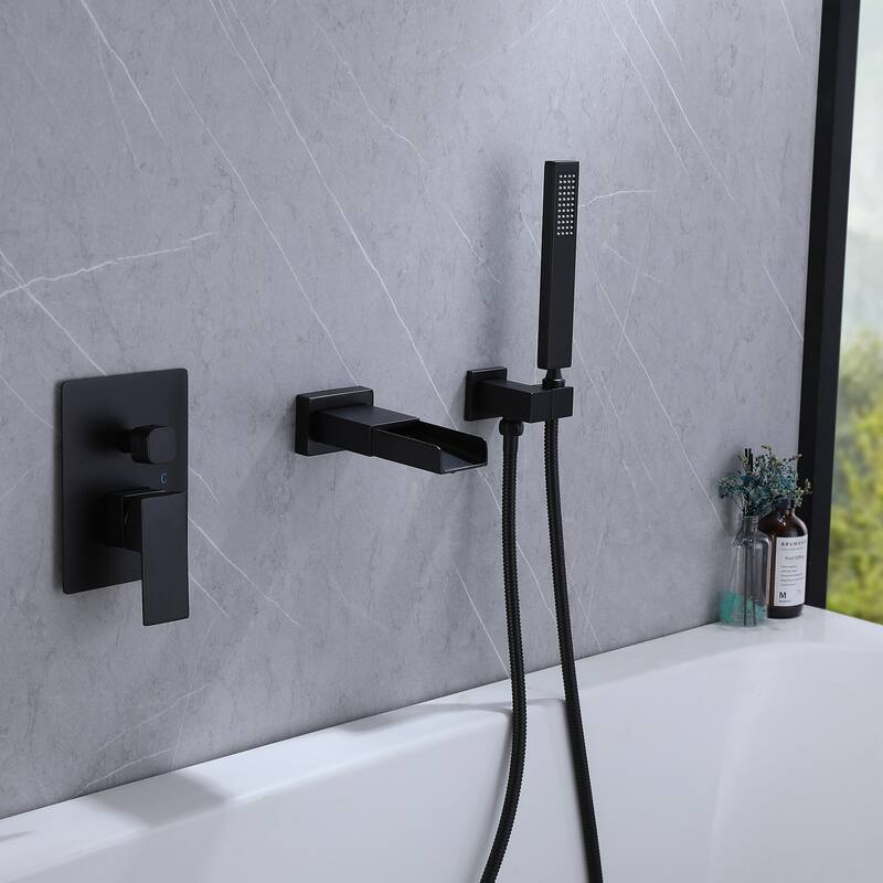 WIZ Waterfall Single-Handle 2 Sprayer Wall Mount Bathtub Shower Faucet