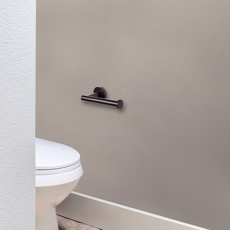 Design House 582742 Kelton Wall Mounted Euro Toilet Paper Holder