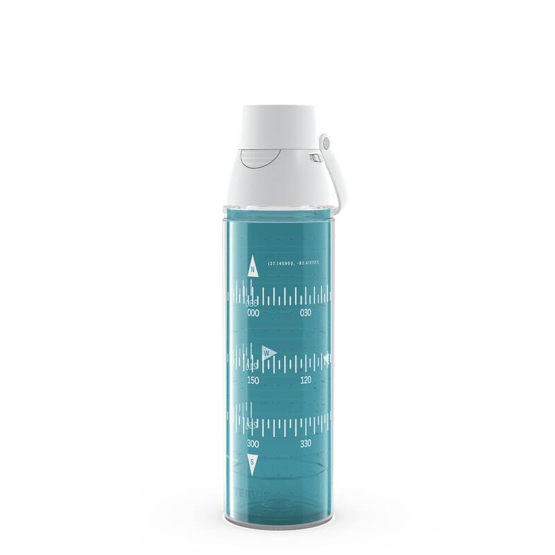 Tervis Nautical Collection Course Corrector Made in USA Double Walled Insulated Travel Tumbler, Classic - 24oz Venture Lite Water Bottle