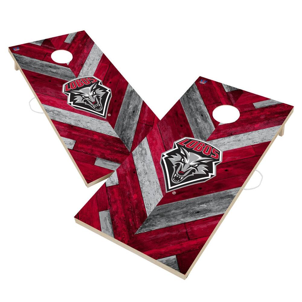 New Mexico Lobos Premium 2x4 Cornhole Boards - V3