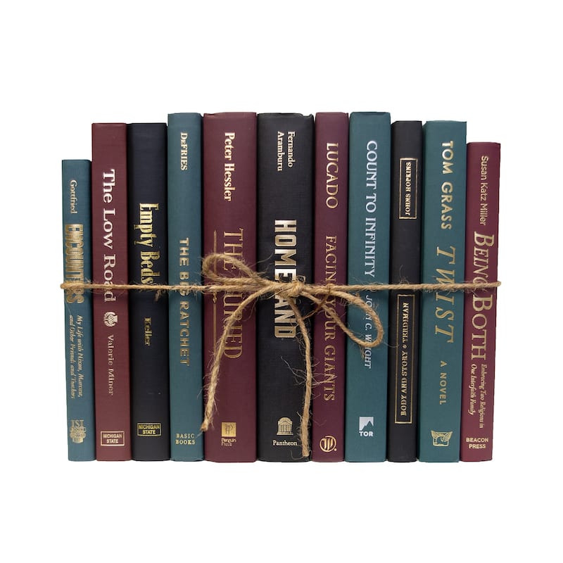 Books Burgundy Decorative Accessories: Winter Berry Colorpak