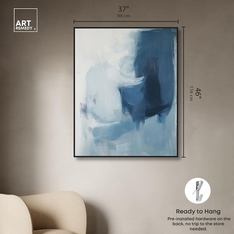 Glacial Reflections II Canvas by Art Remedy