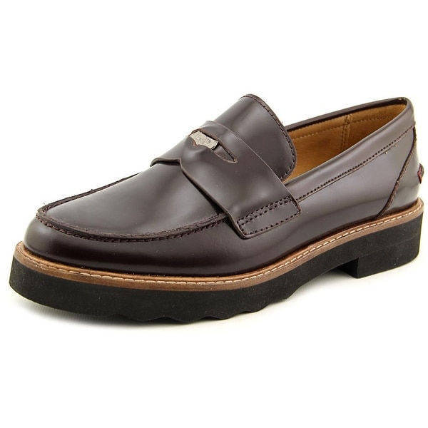Shop Coach Indie Women Round Toe Leather Brown Loafer - Free Shipping Today - Overstock - 13569838
