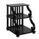 preview thumbnail 16 of 19, Lorraine Wood Scroll End Table by iNSPIRE Q Classic Black