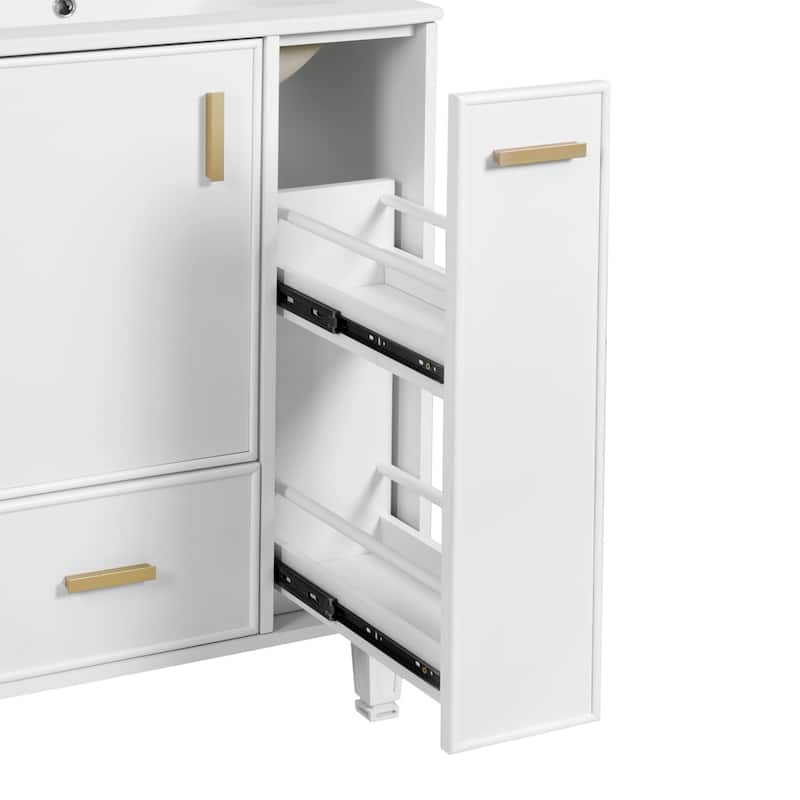 Christopher Knight Home 24" Bathroom Vanity Cabinet Set with Sink Combo