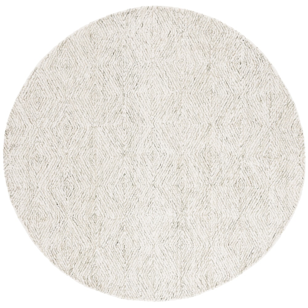 SAFAVIEH Handmade Ebony Herlaug Modern Wool Rug