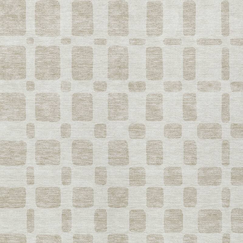 HomeRoots Geometric Transitional Rectangle Outdoor Rug