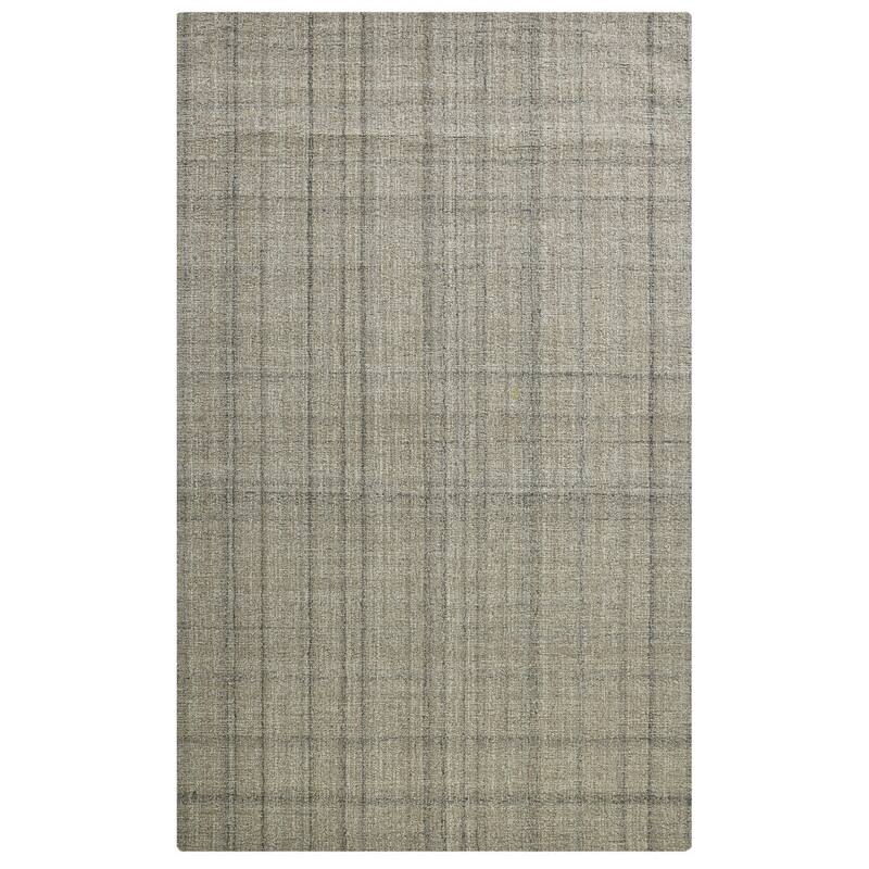 HomeRoots Plaid Transitional Rectangle Area Rug