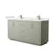 Option Light Green / White Quartz Top / Brushed Nickel