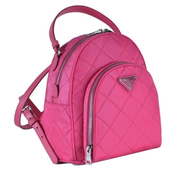 pink prada backpack
