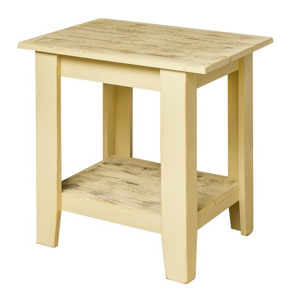 Country style cheap end table