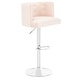 preview thumbnail 6 of 28, SAFAVIEH Couture Zayna Adjustable Barstool. - 21.3"x22.1"x44.1"