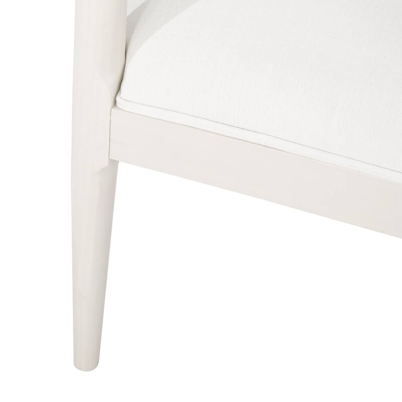 Cortina Fabric and Rubberwood Dining Chairs (Set of 2) by Christopher Knight Home