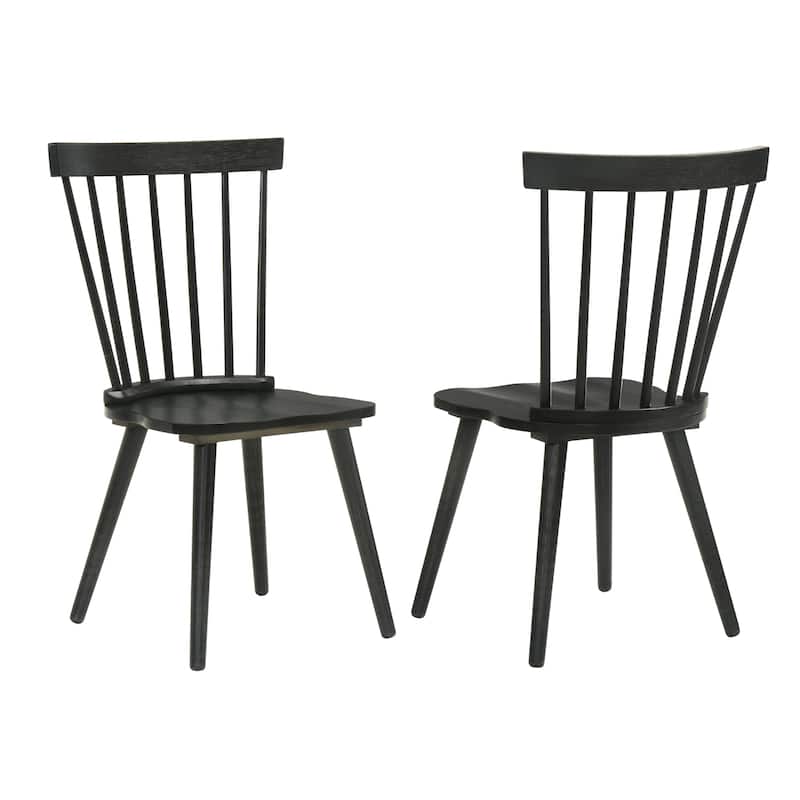 Wood Dining Chair Solid Chair Set of 2