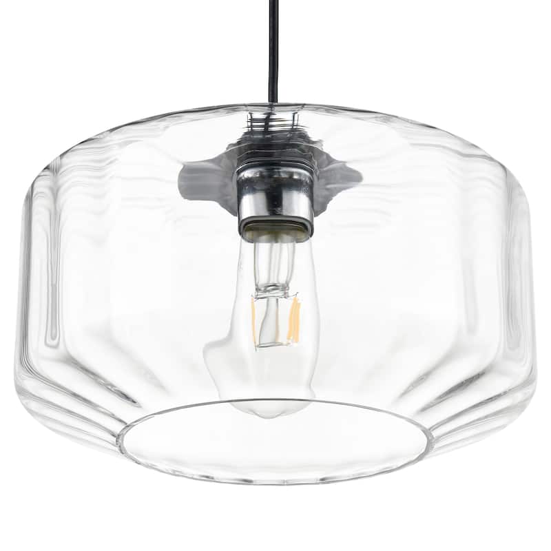 Light Society Knox Pendant Light - Chrome/Clear