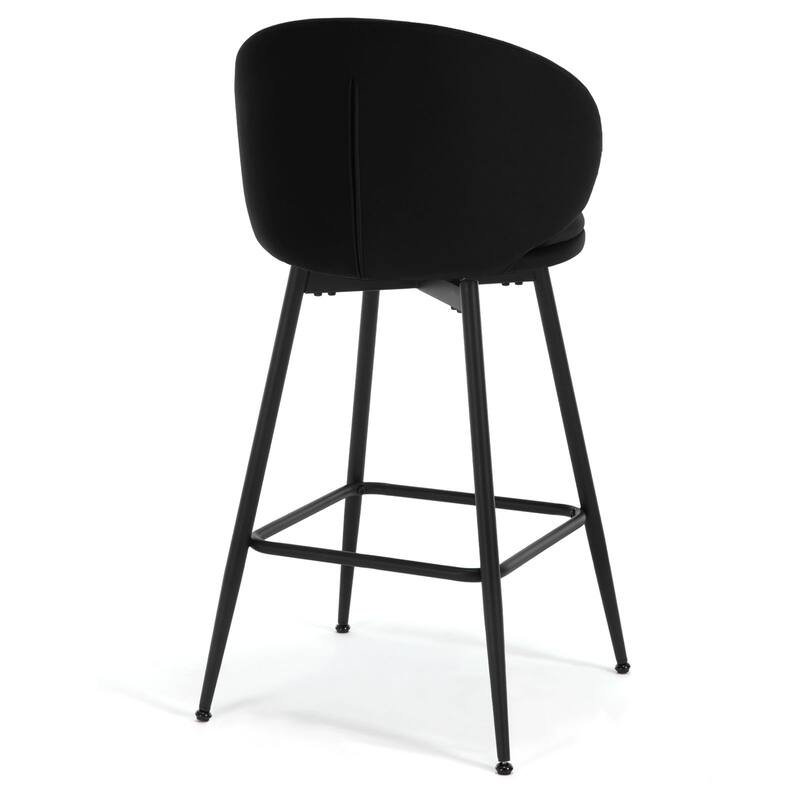 26"/30" Velvet Upholstered Swivel Counter/Bar Stools Set of 2/3
