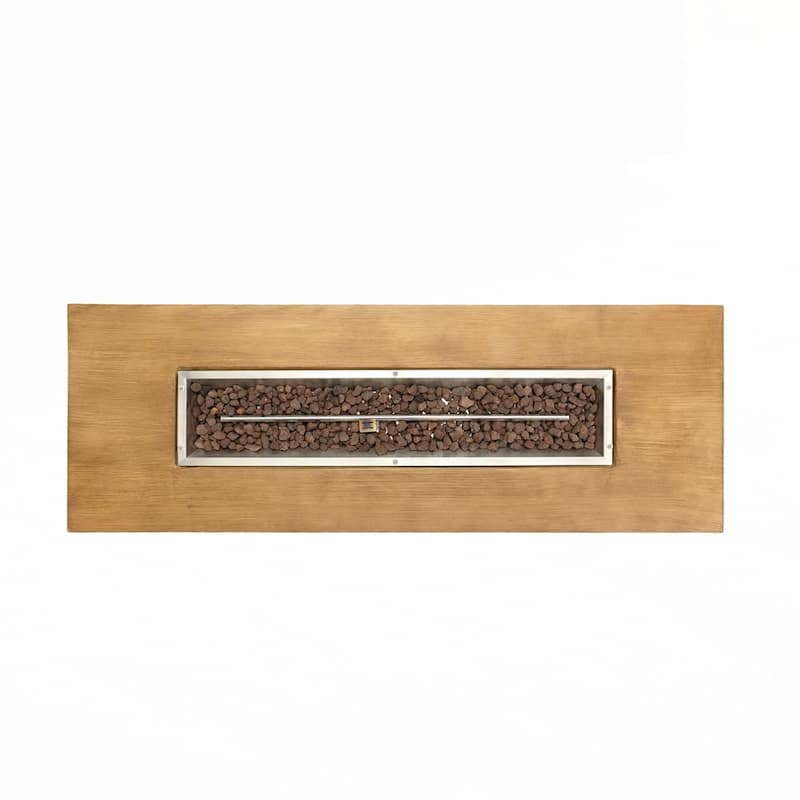 70inch Concrete Large Fire Pit Table