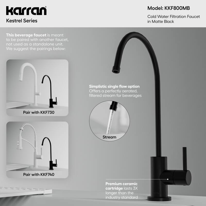 Karran Kestrel Single Handle Beverage Faucet
