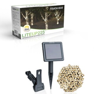 LITEUP225 Solar LED String Lights 225 Outdoor Holi