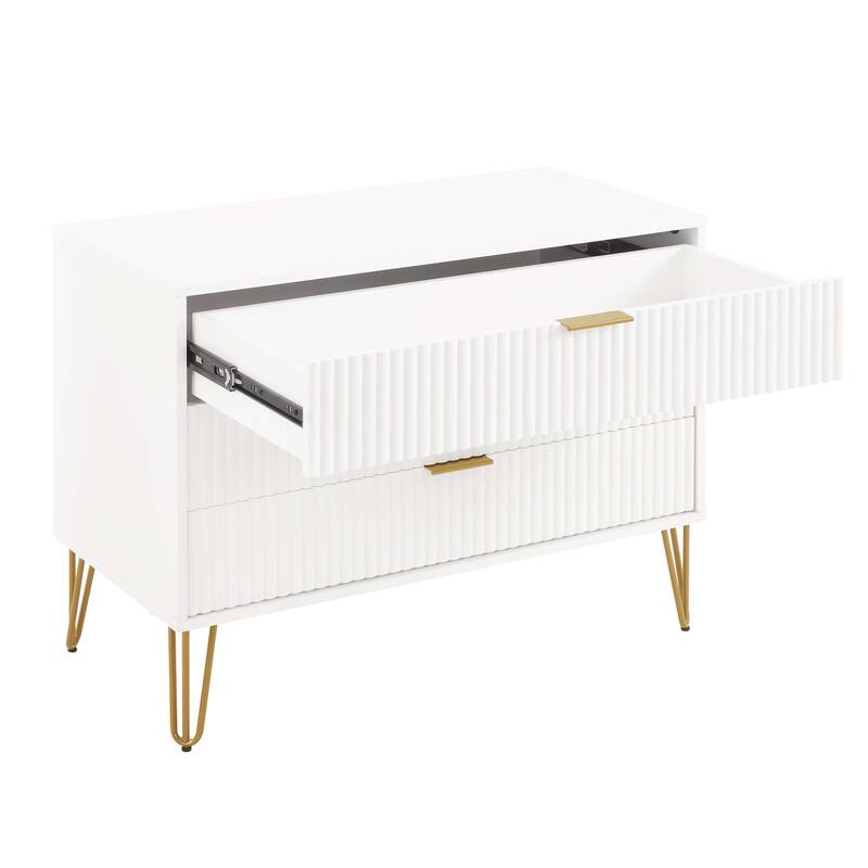 Manhattan Comfort 2-Piece Dumbo Modern Multi Drawer Dresser Set