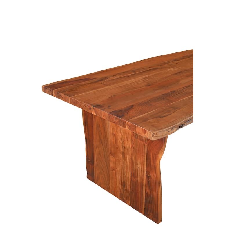 Sienna Live Edge Wood Bench