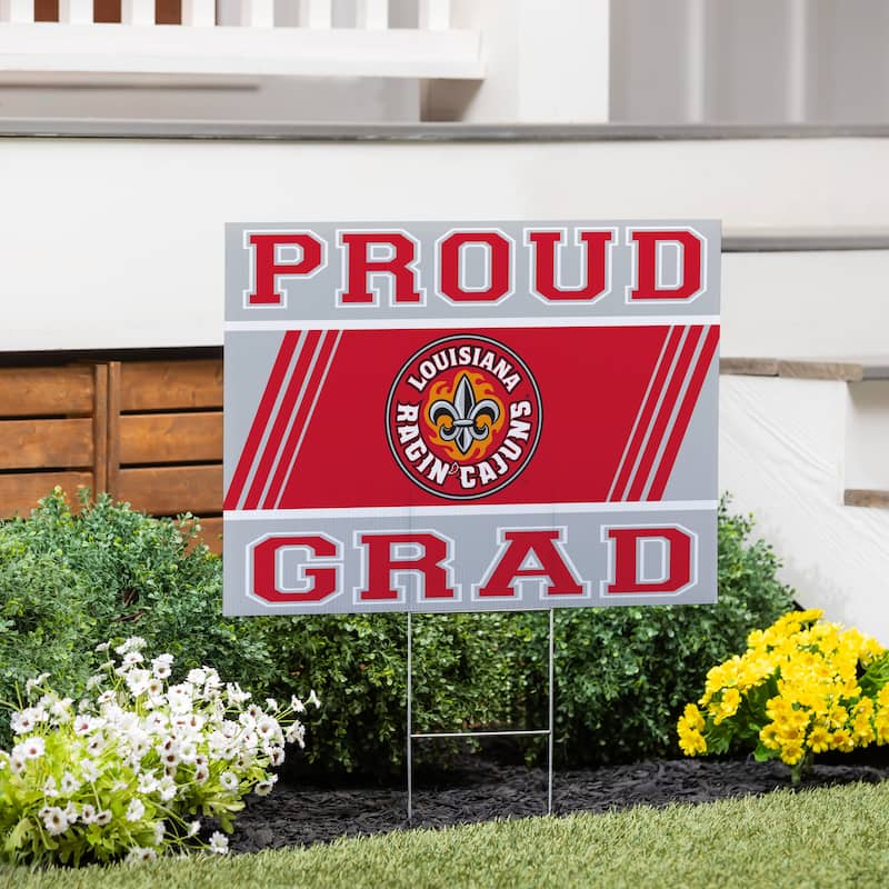 University of Louisiana at Lafayette 24" x 18" Graduation Coroplast Outdoor Yard Sign