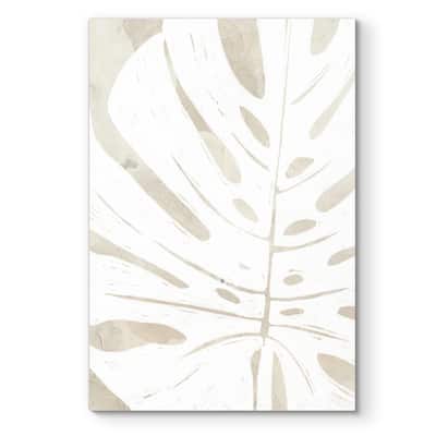 Linen Tropical Silhouette I -Premium Gallery Wrapped Canvas